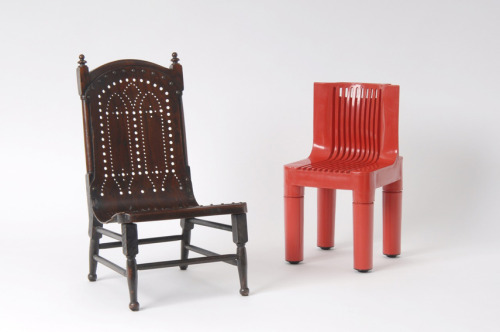 Children’s chairs: Heywood Brothers & Co, 1875/80, USA. Richard Sapper & Marco Zanuso, Chair