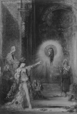 blood-fields:  The Apparition - Gustave Moreau. (1876) 