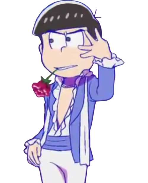 Osomatsu-san the Movie Popdeco. Series Synthetic Leather Pass Case Karamatsu  (Anime Toy) - HobbySearch Anime Goods Store