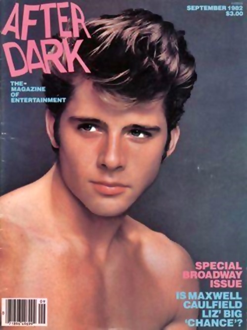 Actor Maxwell Caulfield of Dynasty in the cover of After Dark