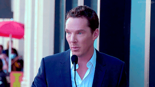 elennemigo: Happy Benedict Cumberbatch Day! Benedict at the Hollywood Star Walk of Fame Ceremony ⭐️