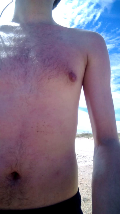 shirtless on the beachlast weekend i went to the beach. i went shirtless on the beach last year but 