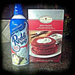 thaunderground:  brittanesworkoutlog:  IT’S ABOUT TO GO DOWN.  #REDVELVETEVERYTHING #redvelvet #redvelvetpancakes #pancakes #whippedcream #bodybuilding #physique #breakfast #BREAKFASTOFCHAMPIONS #yalldontunderstandhowmuchilikeredvelvet  this exists?