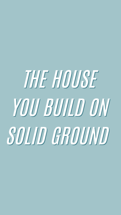 the house you built | hands like houses