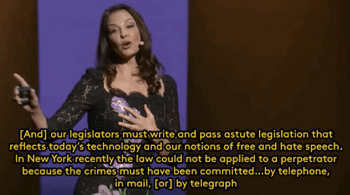 yourshipsaregross: refinery29: Ashley Judd just gave the most incredible TED Talk outlining *exact