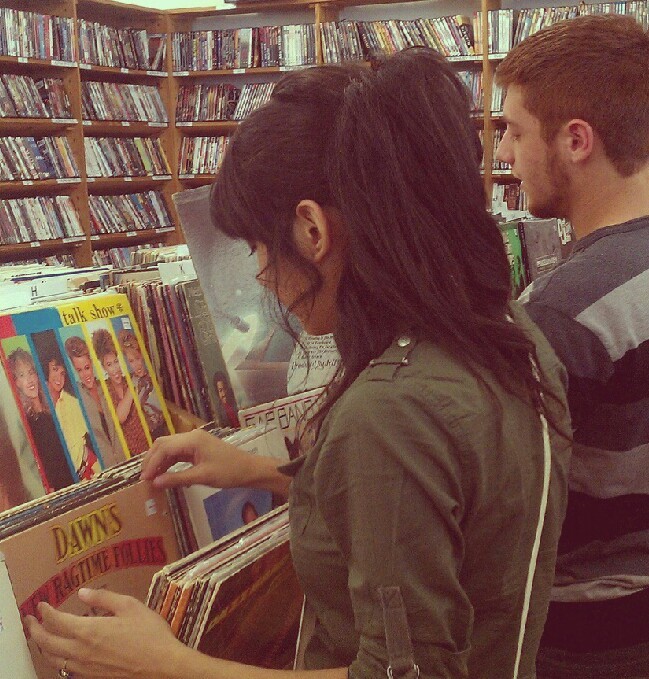 jessykuhdreamcrusher:  Looking for some vinyls. :)