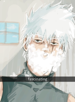 uminos:  kakashi using snapchat to express his true feelings