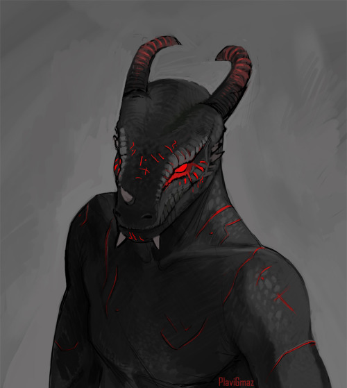 plavigmaz:I know Dremora are their own race, but I was wondering how a Dremora/Daedra-like Argonian 