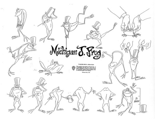 Even more Looney Tunes/Merrie Melodies model sheets. They are for: Tweety, Pepé Le Pew, Miss Prissy 