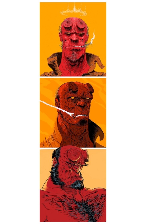 Some Hellboy portraiture.  