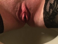 kinkyolemsn:  Wife’s pussy. Want some?