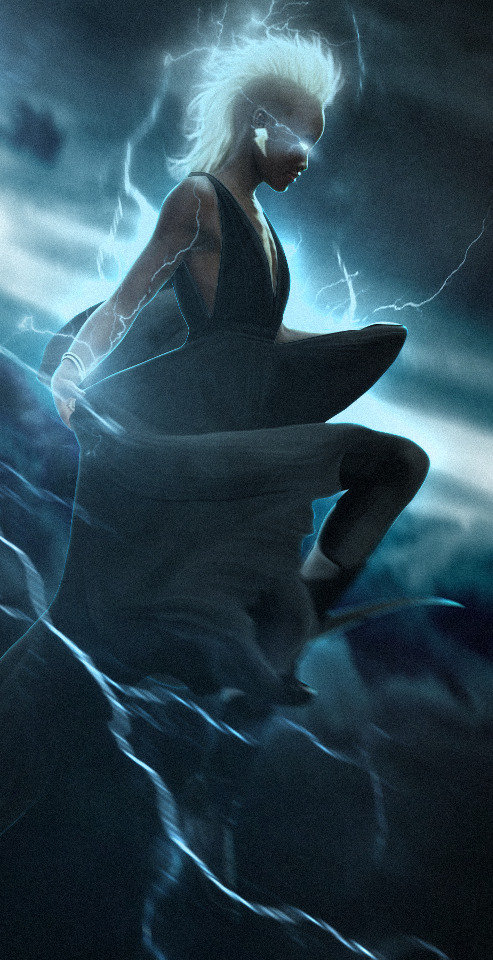 lupitanyongoart:  Lupita as Storm by Mark Brooks at BossLogic