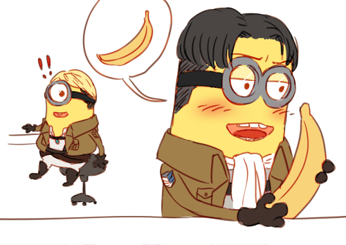 sushishishi-art:Shingeki no Banana~♥