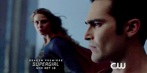 dailytylerhoechlin:  Tyler Hoechlin and Melissa Benoist as Superman and Supergirl in a new Supergirl teaser. 