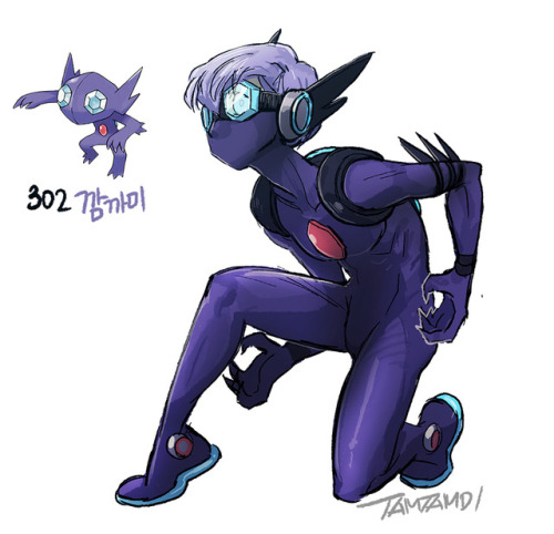 tamtamdi: Pokemon Gijinka 302. Sableye