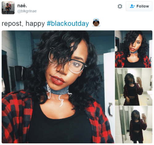 hustleinatrap:Happy Blackout day! Embrace your melanin and slay!#BlackExcellence