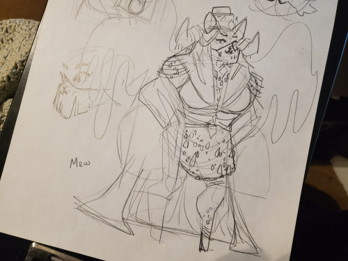 Concept art for the jury of Queens that my character is a part of in monster heart games.