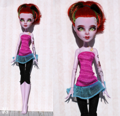 For sale  Monster high OOAK Operetta repaint custom doll