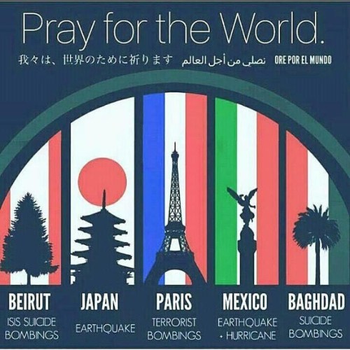 chuckscorner:  The whole #world needs some love. #kenya #paris U NAME IT, guaranteed they’ll need love too. So don’t get caught up in fighting over which tragedy “deserves” more attention-just help with the #healing already. The world has enough