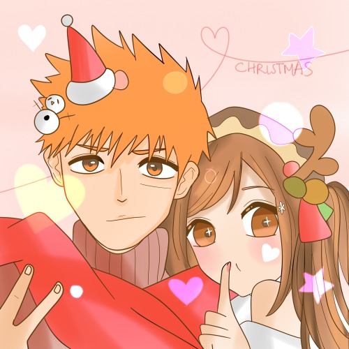 chanppu-dayo: Merry Christmas ᒄ₍⁽ˆ⁰ˆ⁾₎ᒃ♪♬  I love ichigo’s derp face *ଘ(੭*ˊᵕˋ)੭