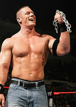 fishbulbsuplex:  John Cena  Feeling a bit kinky&hellip;aren&rsquo;t we John! =D