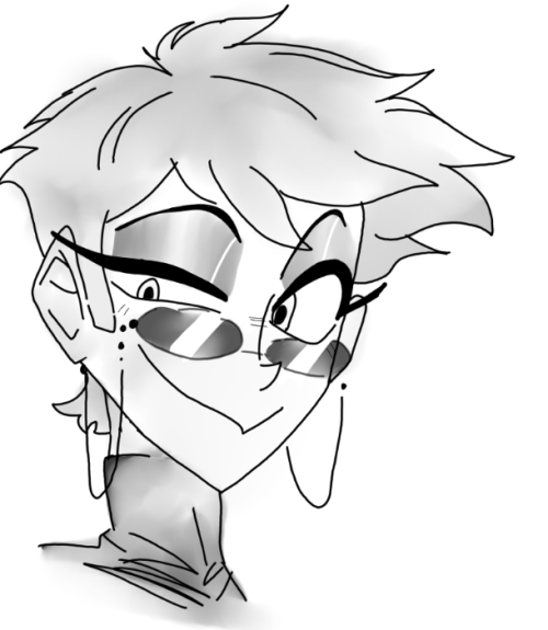 Day 4 Of Doodling To Find My Art Style!Day 4= Human Alastor In The @sunlit-mess Type Of Style? Not The