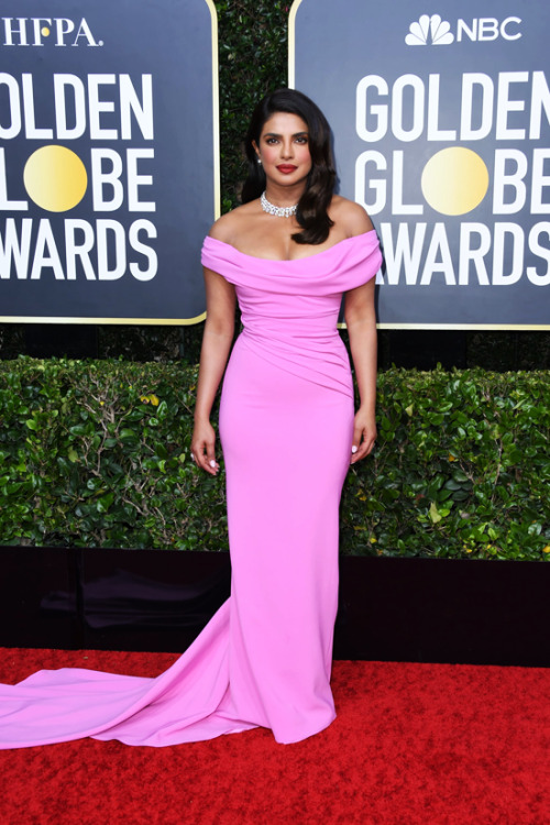 Best Dressed on the Red Carpet 2020 006/366Priyanka Chopra wears Cristina Ottaviano at  77th Golden 