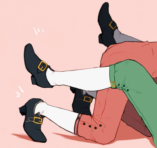 those fancy legs belong to my original characters - Apollo &amp; Henry(you can see the full picture 