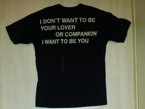 rozieramati:Comme des Garçons: Poem T-Shirt (2002)  Designed By: Junya Watanabe