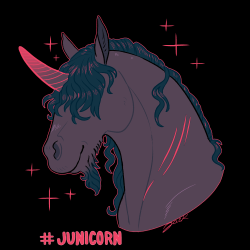 Junicorn/Pride Redraw (Left: 2021 | Right: 2019) Decided to redraw my Junicorns from 2019 for Pride 