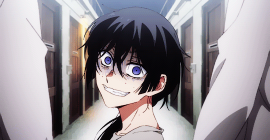 Anime Boy With Bright Blue Eyes GIF