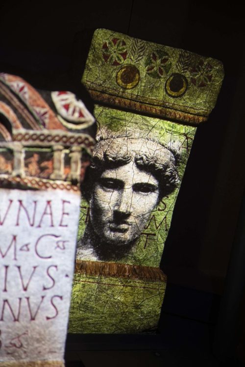 blueiskewl:Roman Altars Reveal Their True Colors Seven Roman altars at the Great North Museum: Hanco