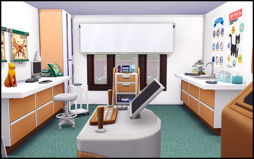 beatdoc16:EA Makeover - Brindleton Pawspital (CC free)Finally uploading my makeover of the veterinar