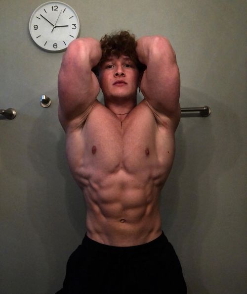 muscleobsessive:Ryeley Palfrey BLEW THE FUCK UP since the last time I posted him.