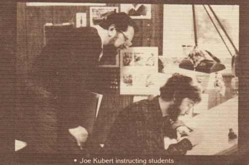 For #throwbackthursday: well, #JoeKubert tried. And here’s the photographic evidence. #makingc