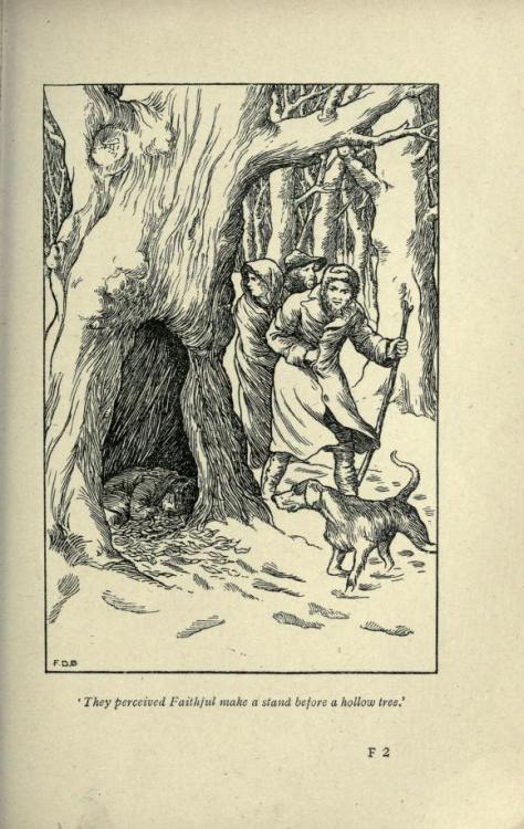 Illustration from “Old Fashioned Tales”, selected by E. V. Lucas, with illustrations by F. D. Bedfor