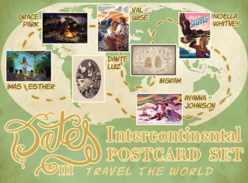 dates-anthology: Dates 3 Bonus: The Intercontinental Postcard set! Dates stories take place all acro