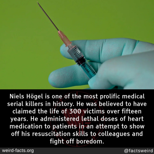 Niels Högel is one of the most prolific medical serial killers in history. He was believed to have c