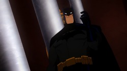 batman-facts-and-history:  “There is a difference between you and me. We both looked into the abyss. But when it looked back, you blinked.” - Batman (voiced by William baldwin). From Justice League: Crisis on Two Earths. 