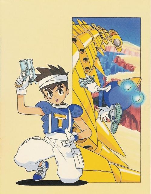 fami-love:Some postcards included with Detana Twinbee for the Sharp X68000