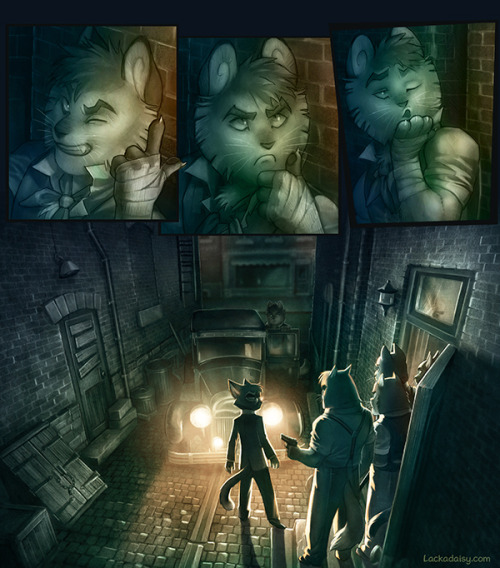 lackadaisycats: Couple of new comic pages are up:Lackadaisy GimmickryLackadaisy Ambuscade—&mda