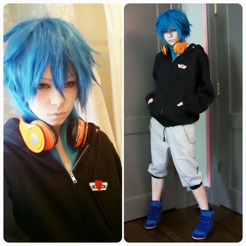 hiwamu:DRAMAtical Murder Re:code Aoba / Sly (?) for day 0 of Otakon!bein this on day 0 of alasee u n