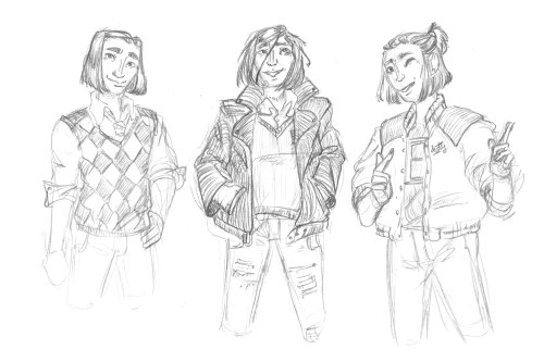 Scotty is non-clique on purpose but for fun I dressed him up as a Prep, a Greaser, and a Jock