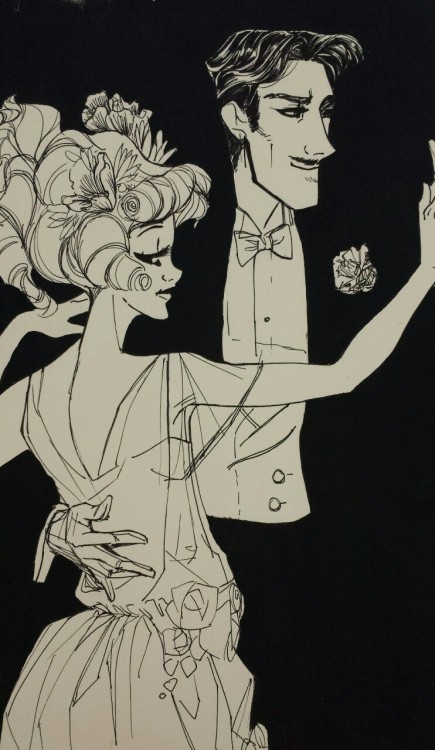 hackedmotionart: Hades and Persephone Leyendecker style-ish