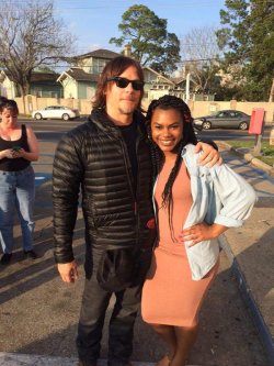 norman-reedus-gossip:  Picture Fairy was out fangirling somebody else tonight (IKR?!) but y’all did smashingly without her, didn’t ya? :)This one, and the last one posted, came from 1079isHot in Lafayette, LA on twitter, no original source known as