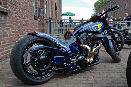 totallyradchoppers:  A Beauty Custom Built Chopper Motorcycles! 