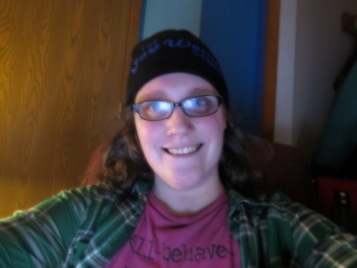 thestonebutchlesbian:So the other one just wasn’t gay enough for me. Flannel and a beanie. Gayness i