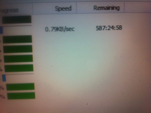 My awesome download speed whilst LEGALLY downloading some video footage&hellip; That was created