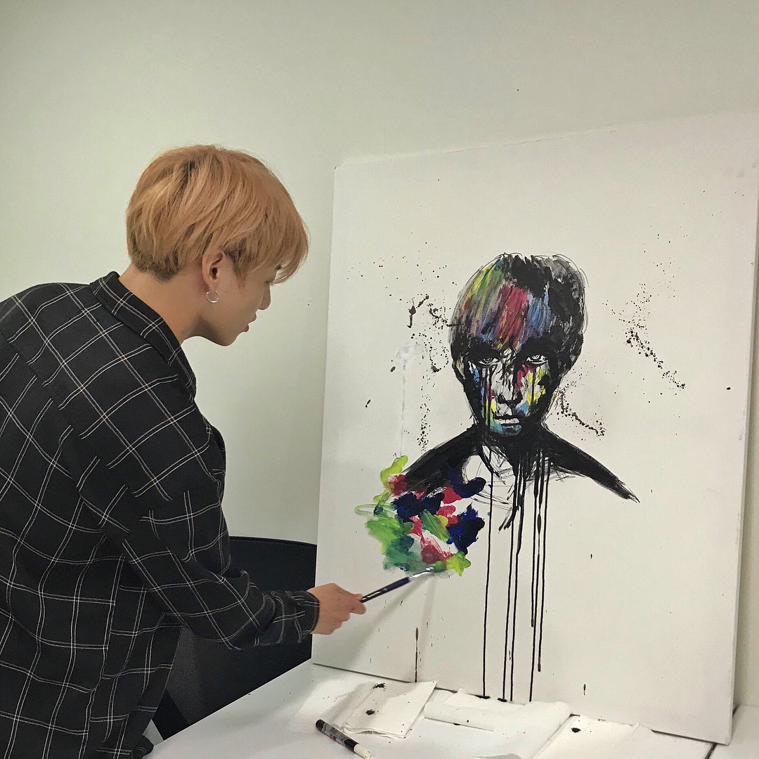 BTS OFFICIAL DIY Paintings_Boy with Luv – VFABasia