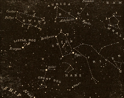 nemfrog:  Constellations. A fourteen weeks course in descriptive astronomy. 1870. Internet Archive 